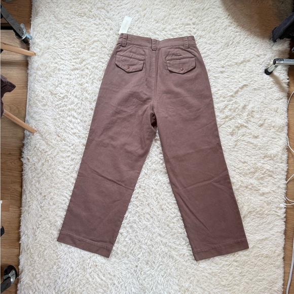 Men's Casual Straight-Leg Work Pants — Dusty Brown - Picture 5 of 5